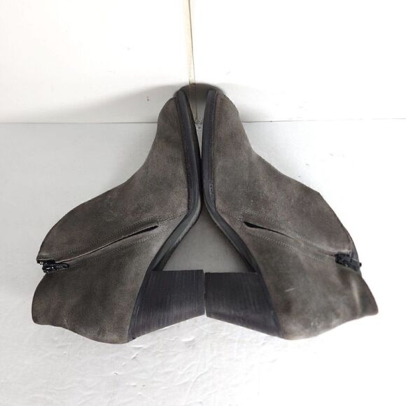 Paul Green Women's Delgado Uk5,5 US 8 Gray Suede Side Zip Ankle Booties Boots - Picture 11 of 15